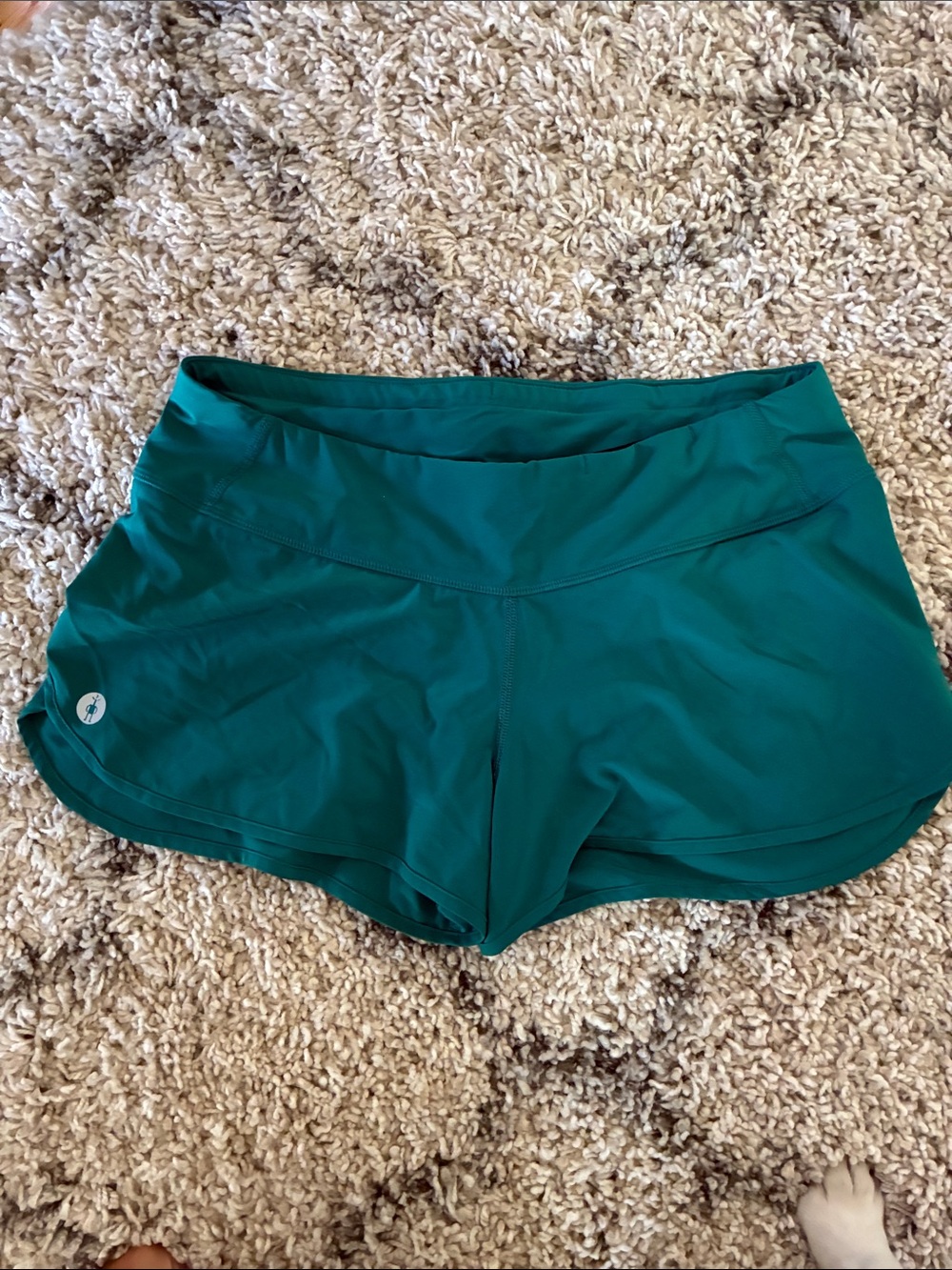 Smartwool Women's Teal Green Athletic Shorts